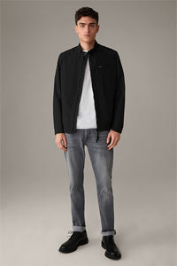 Strellson, Flex Cross Rockston  Black Biker Jacket