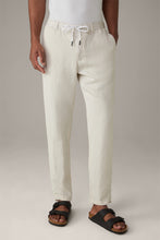 Load image into Gallery viewer, Strellson, Saturn Pastel Off White Linen Pants
