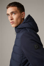Load image into Gallery viewer, Strellson,Flex Cross- Move Knit Padded Navy Jacket
