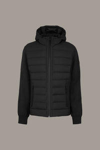 Strellson,Flex Cross- Move Knit Padded Black Jacket