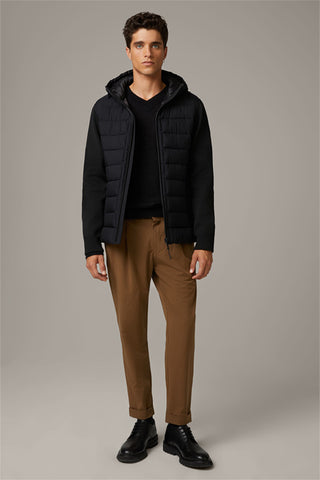 Strellson,Flex Cross- Move Knit Padded Black Jacket