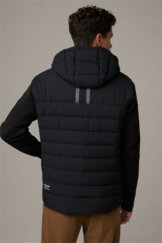 Strellson,Flex Cross- Move Knit Padded Black Jacket