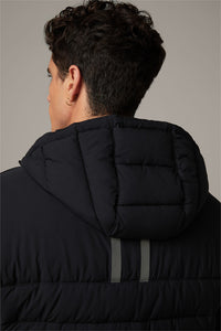 Strellson,Flex Cross- Move Knit Padded Black Jacket