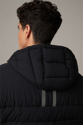 Strellson,Flex Cross- Move Knit Padded Black Jacket