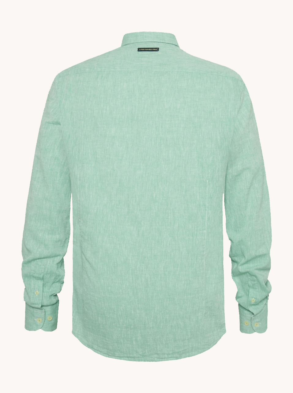 A Fish Named Fred, Green Linen Shirt