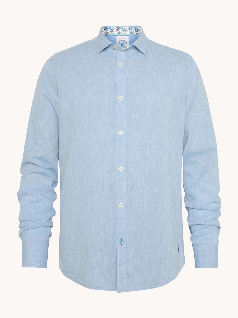 A Fish Named Fred, Blue Linen Shirt