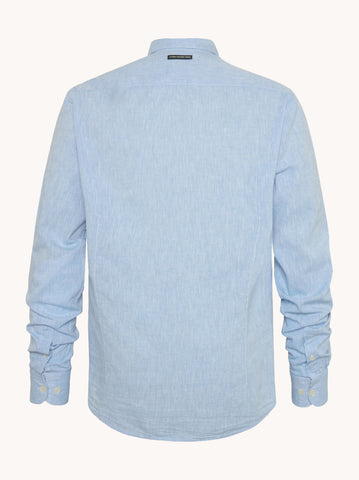 A Fish Named Fred, Blue Linen Shirt