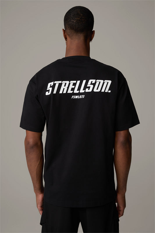 Strellson, Black Kane Cotton T-Shirt
