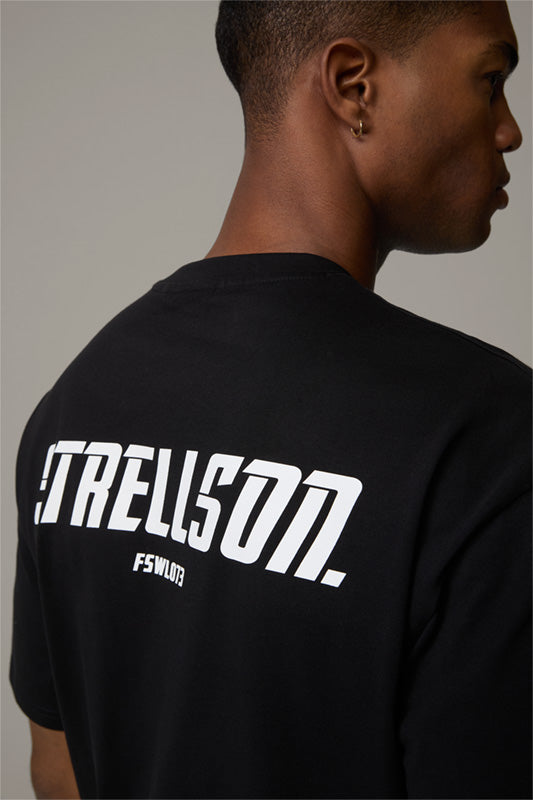 Strellson, Black Kane Cotton T-Shirt