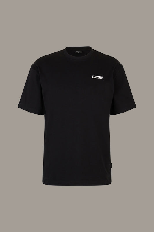 Strellson, Black Kane Cotton T-Shirt