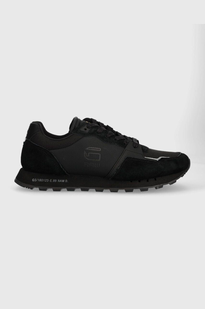 G-Star Raw, Track III Coated Canvas Black Sneaker