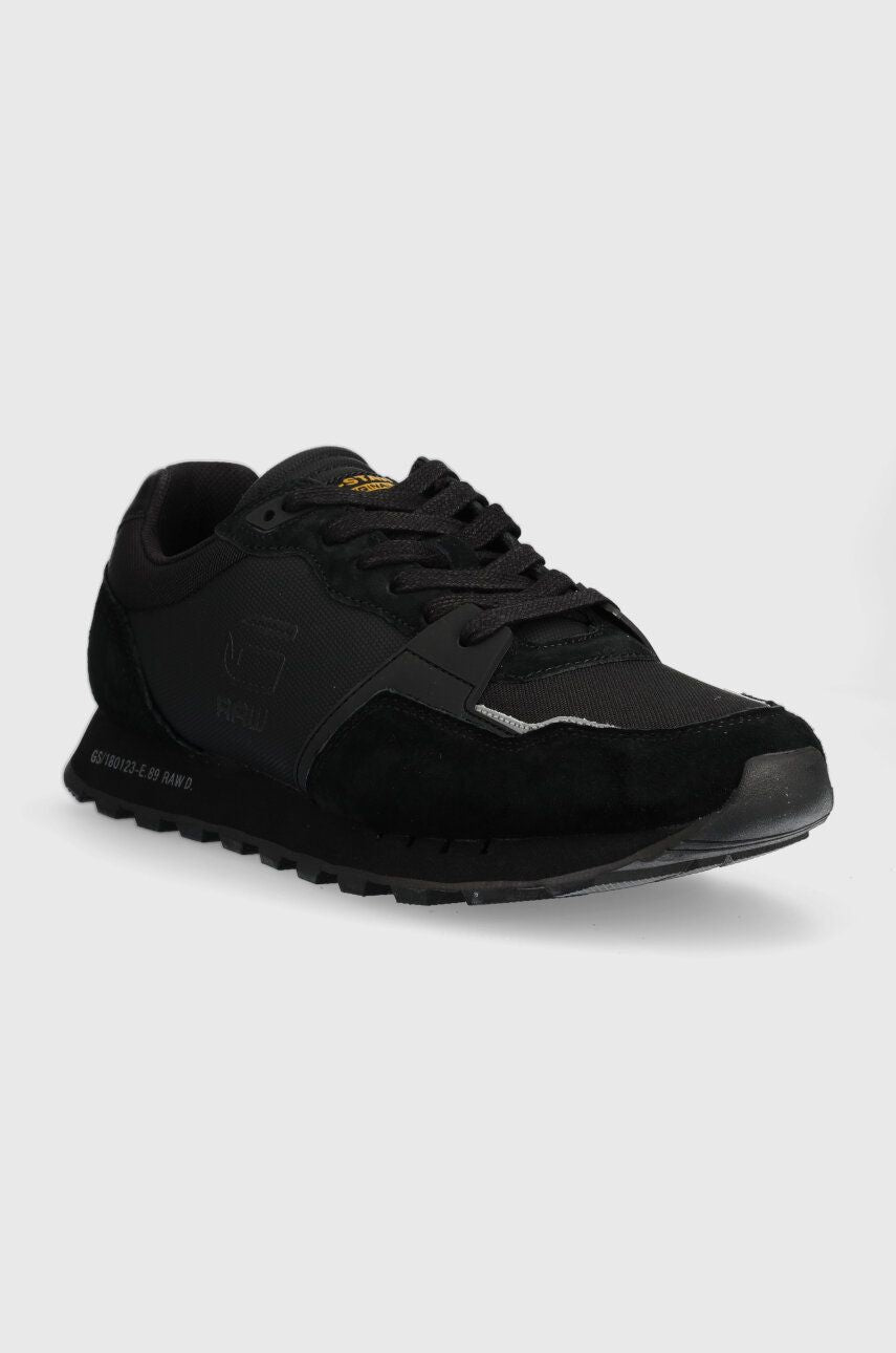 G-Star Raw, Track III Coated Canvas Black Sneaker