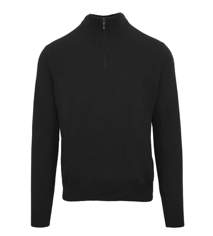 Zenobi, Half Zipper Black  Sweater