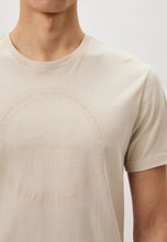 Load image into Gallery viewer, EA7, 3D Emblem Logo Beige T-Shirt
