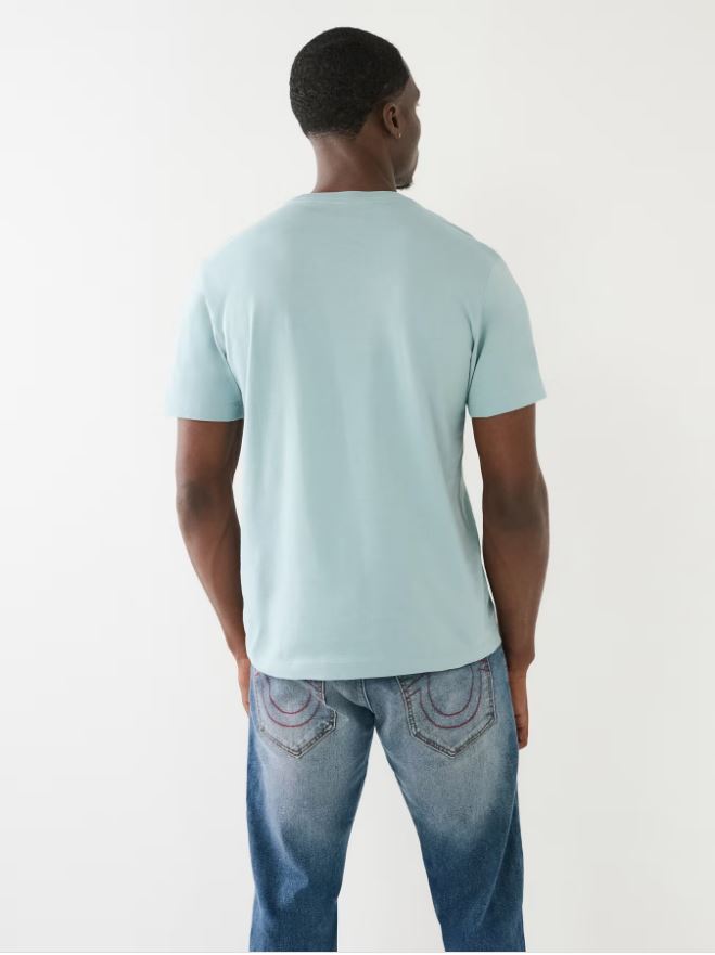 True Religion, Buddha Applique Big T-Crew Tee