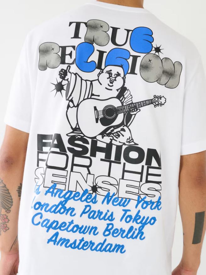 True Religion, TR Graffiti Graphic Relaxed TEE