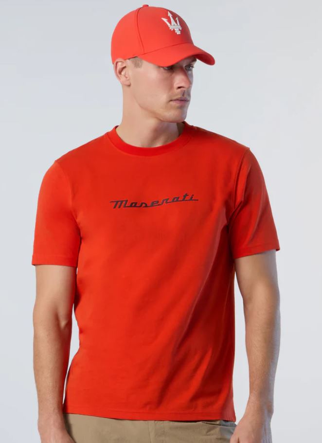 North Sails By Maserati,Pureed T-shirt With Maxi Trident
