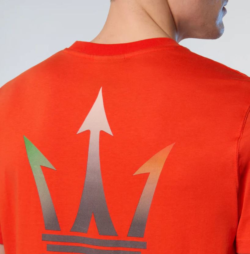 North Sails By Maserati,Pureed T-shirt With Maxi Trident