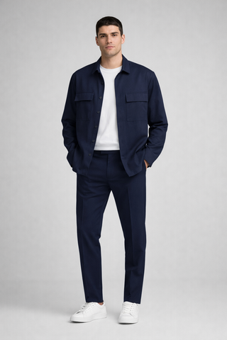 Digel, Navy Formal Trousers — Tailored Elegance Meets Versatile Pairing