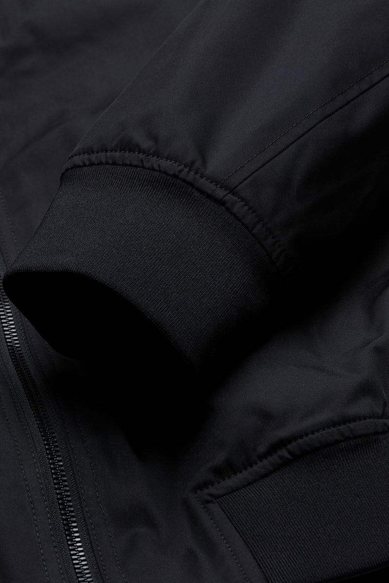 Digel,Black Stand-Collar Bomber Jacket