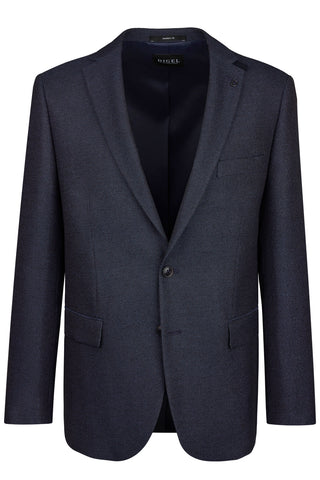 Digel, Modern Fit Textured Navy Blazer – EZZO Model