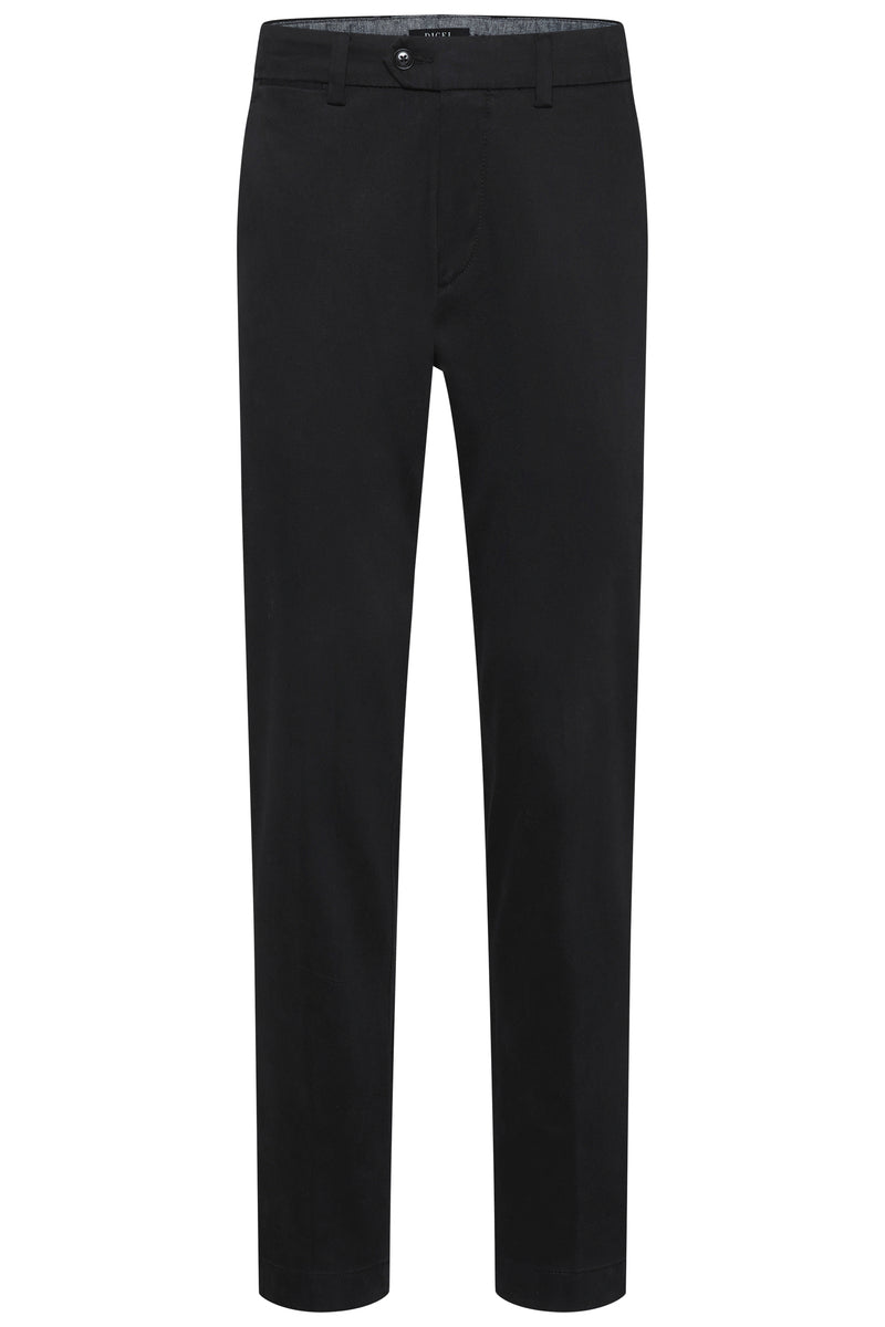 Digel, Lucca Modern Fit Chino Pants – Black