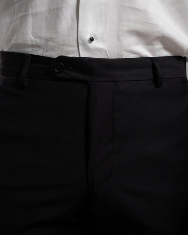 4Hands, Black Pique Shawl Collar Tuxedo