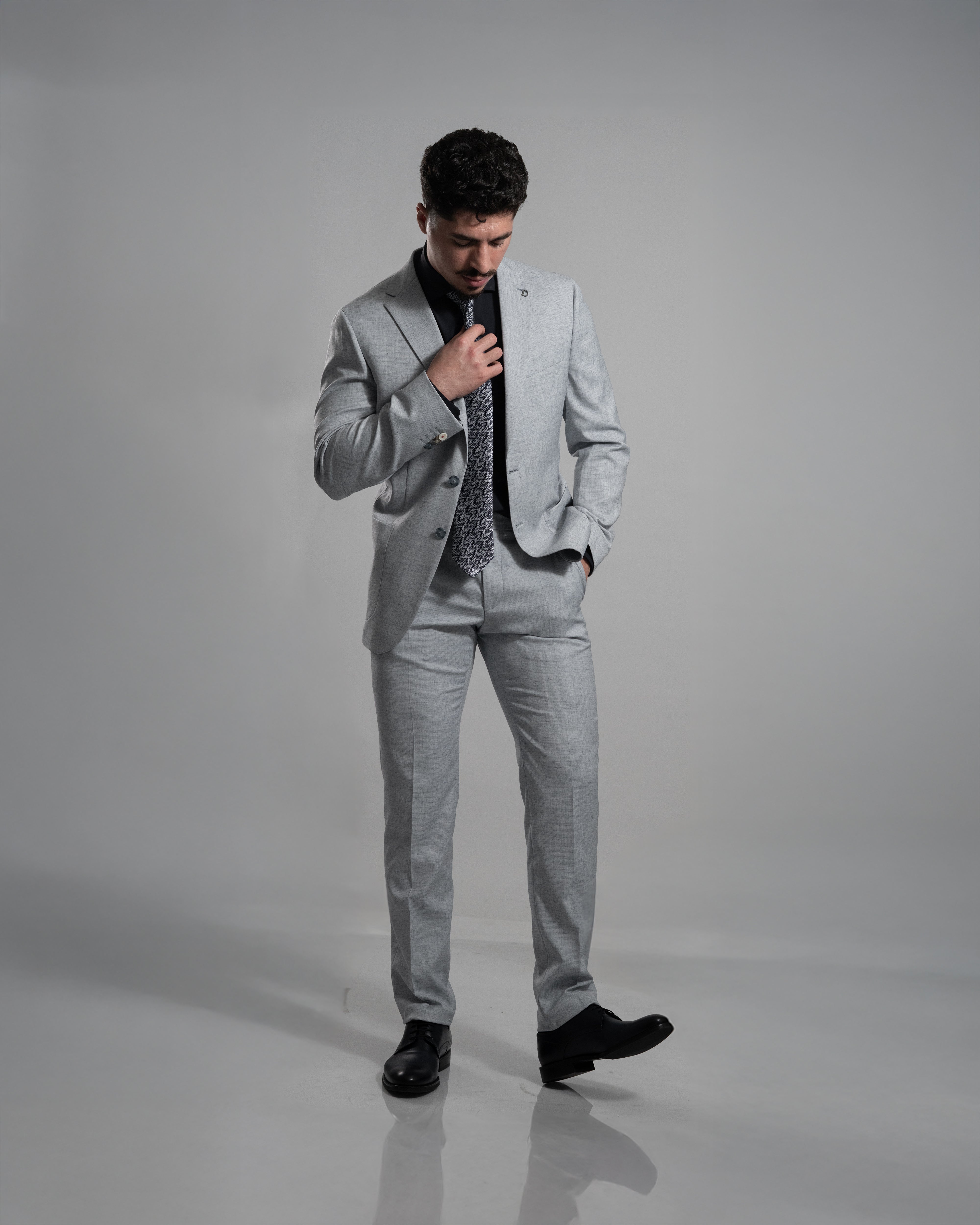 Digel, Light Blue Modern Pants Suit
