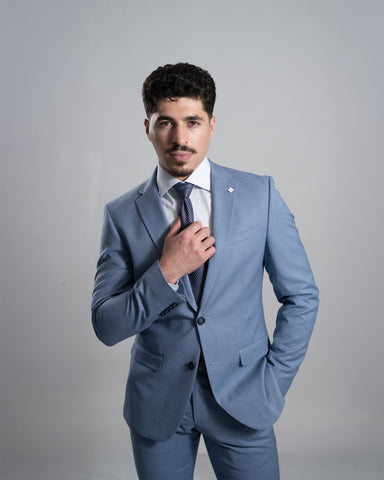 Digel Move, Blue Slim Fit Suit