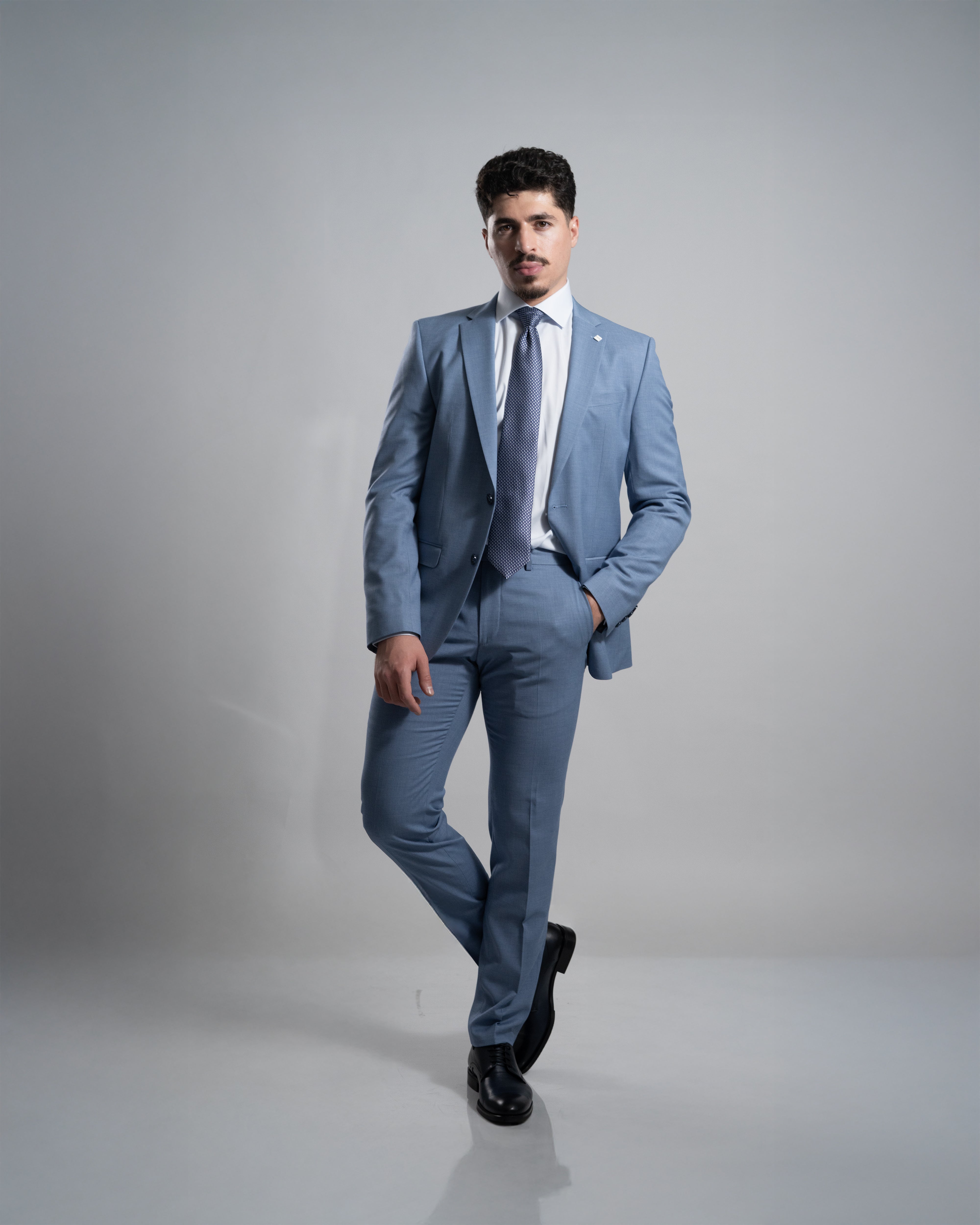 Digel Move, Blue Slim Fit Suit