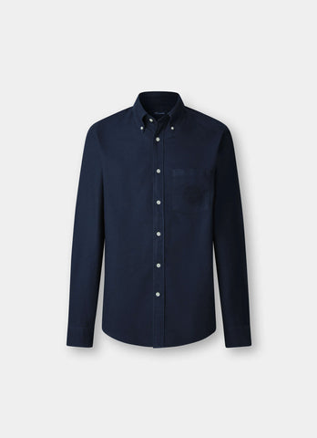 Façonnable, Regular Fit Oxford Navy Shirt