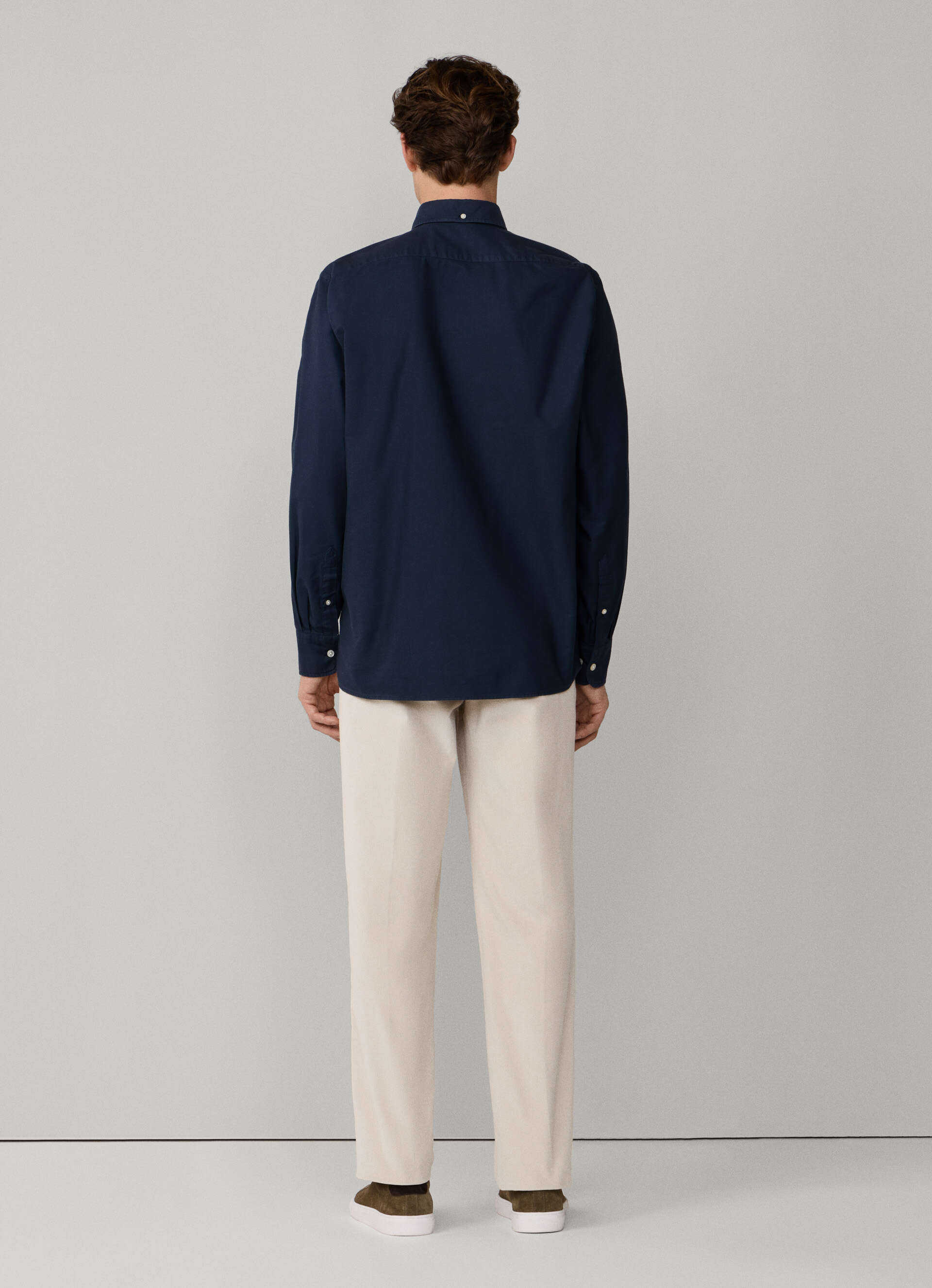 Façonnable, Regular Fit Oxford Navy Shirt