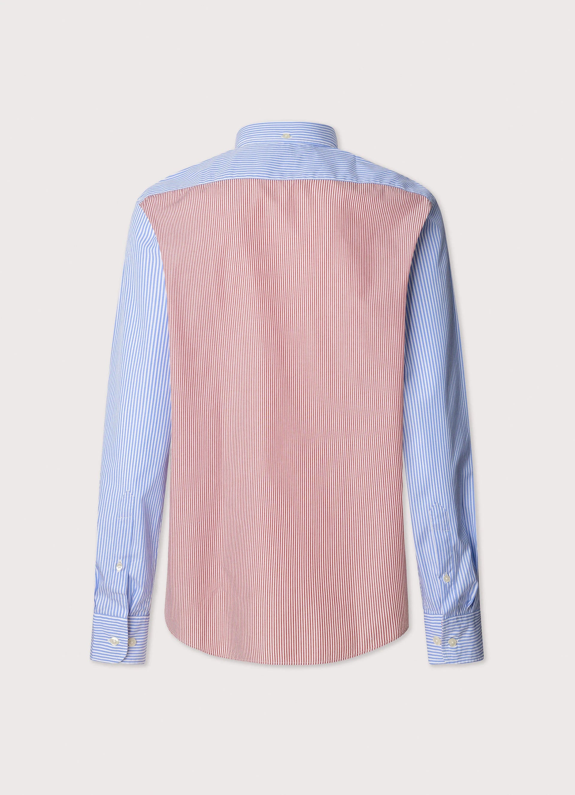 Façonnable, Regular Fit Color Block Poplin Shirt