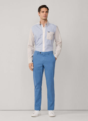 Façonnable,Regular Fit Color Block Flannel Shirt