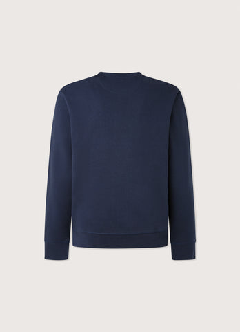 Façonnable,crew neck jumper with flag