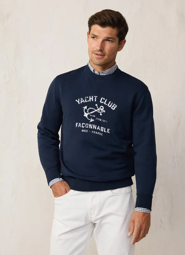 Façonnable, Crew Neck Yacht Club Jumper
