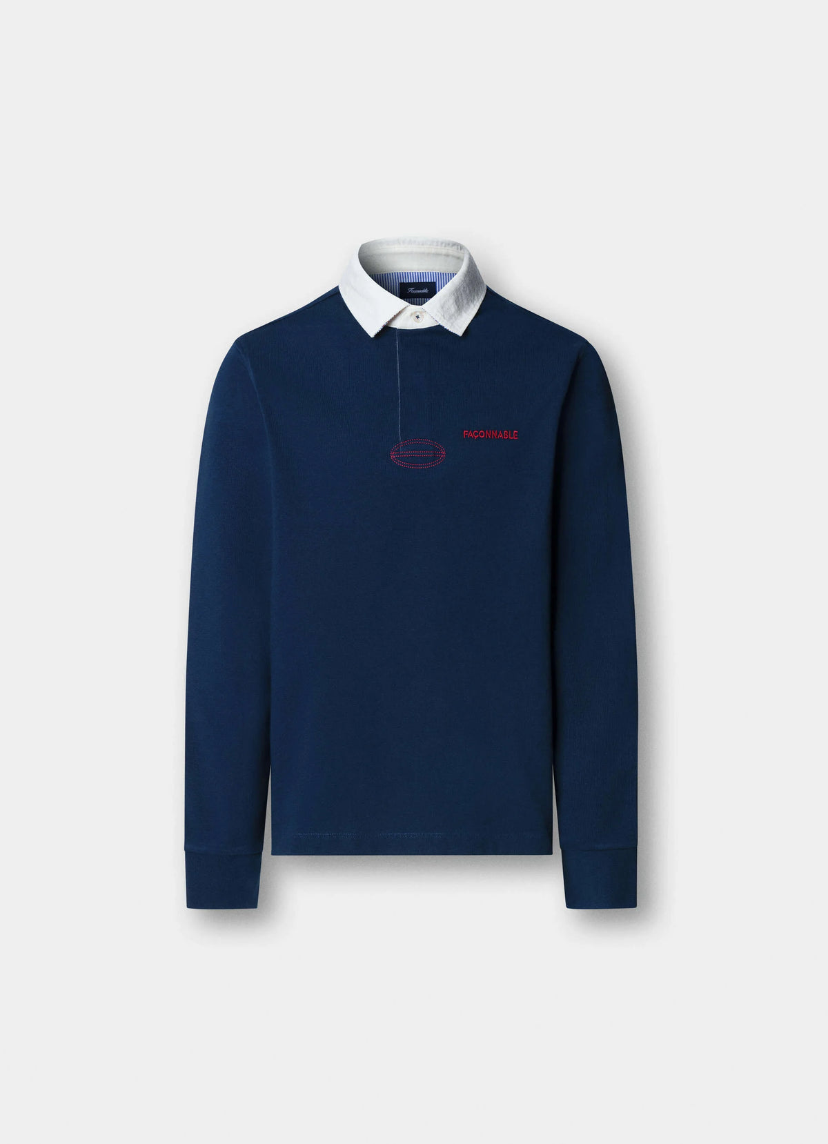 Façonnable, Regular Fit Long Sleeve Rugby Polo