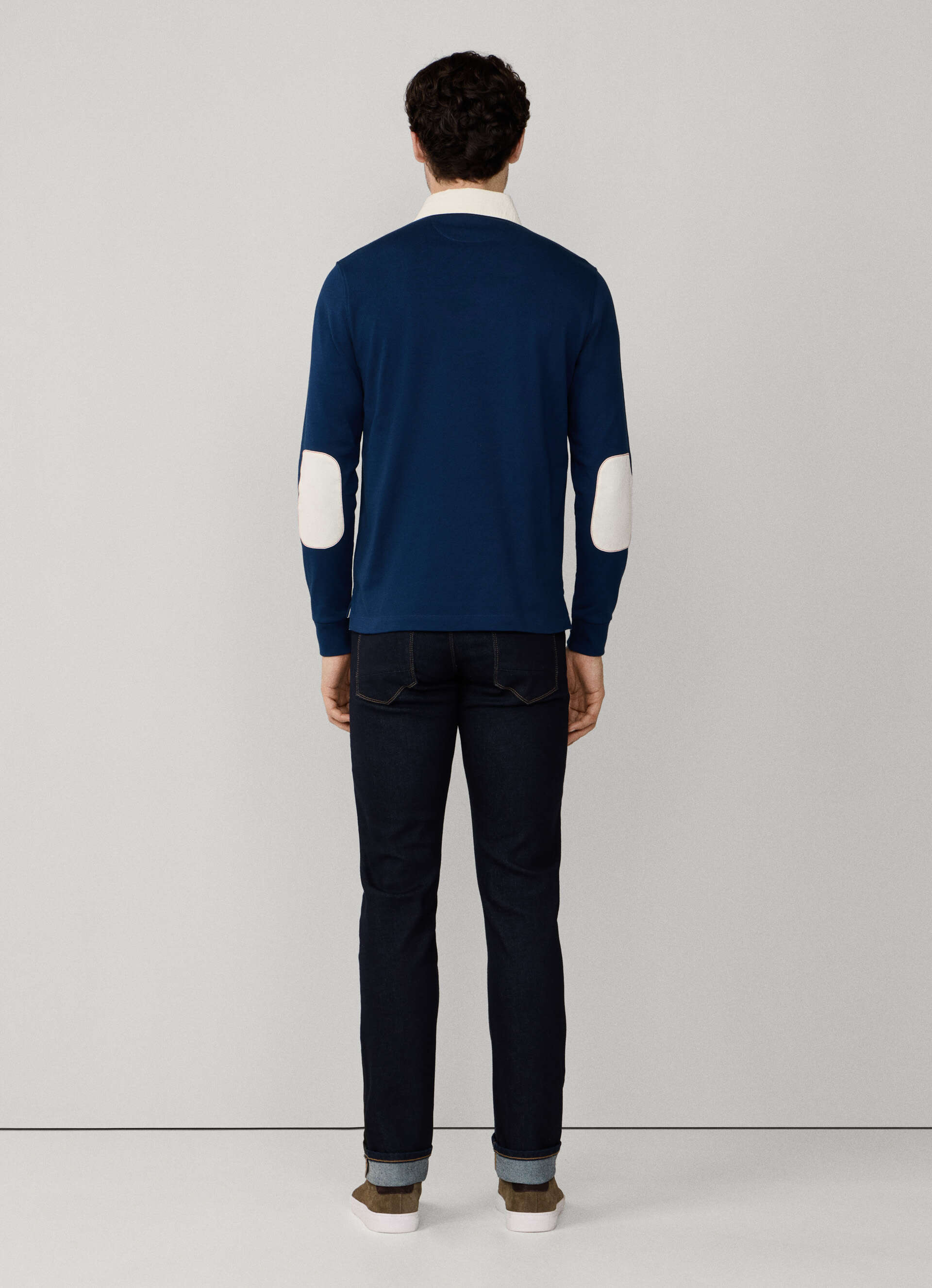 Façonnable, Regular Fit Long Sleeve Rugby Polo