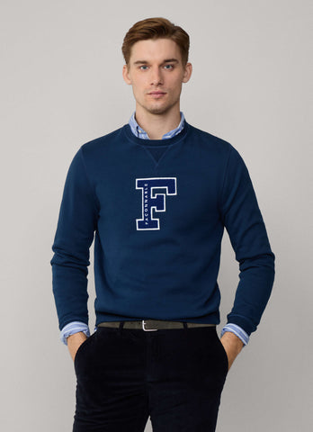 Façonnable, Branded F Patch Sweatshirt