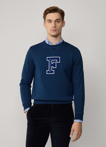 Façonnable, Branded F Patch Sweatshirt