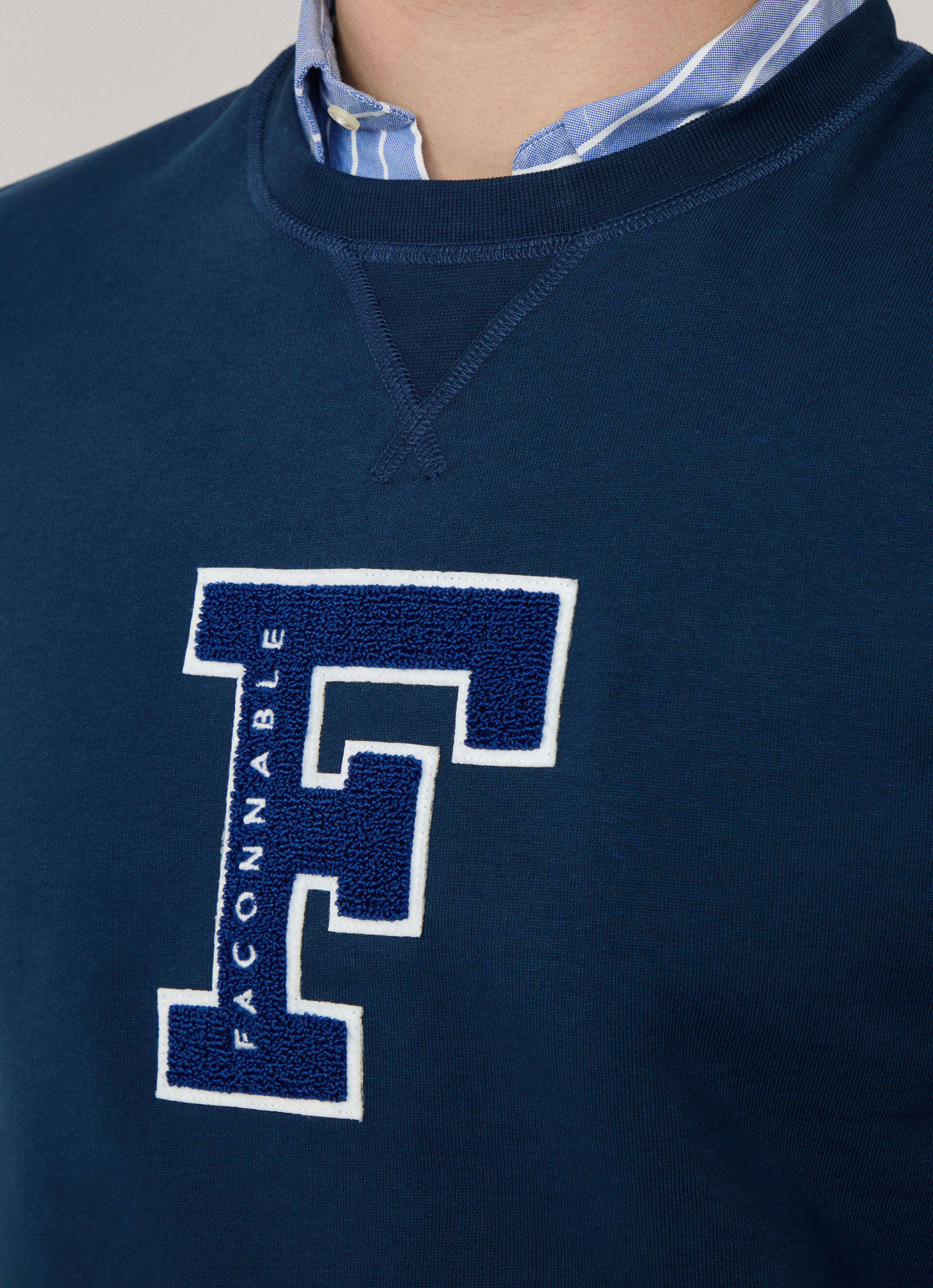 Façonnable, Branded F Patch Sweatshirt