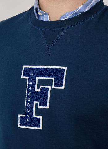 Façonnable, Branded F Patch Sweatshirt