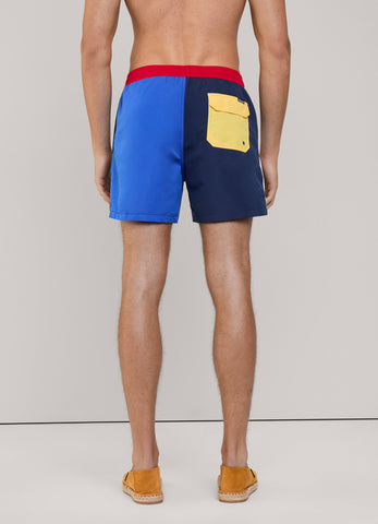 Façonnable,color block swim shorts