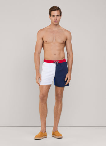 Façonnable,color block swim shorts