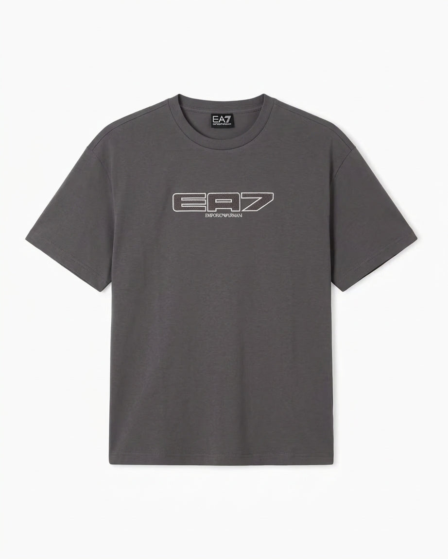 Emporio Armani, Grey T-shirt Logo Series jersey