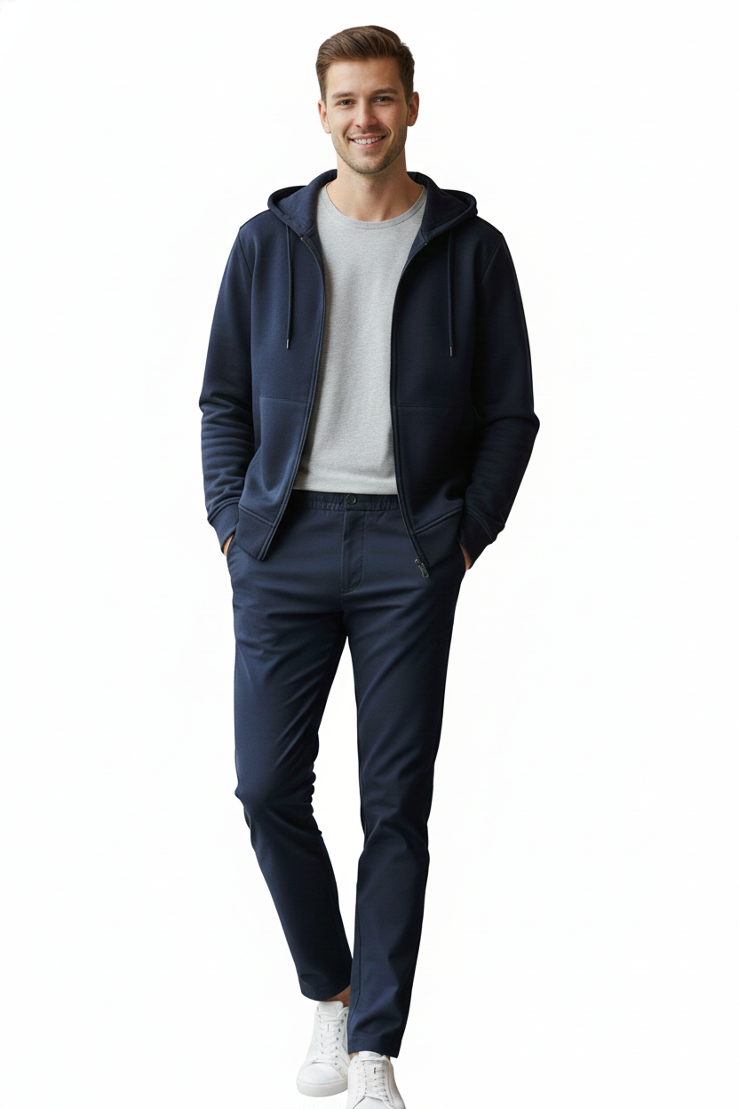 Digel, Versatile Navy Comfort Pants
