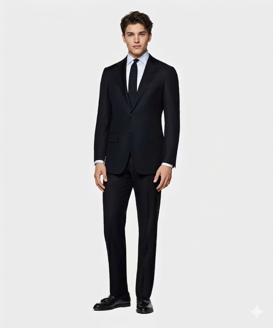 Get Your Prom Look: Tailored Black Suit