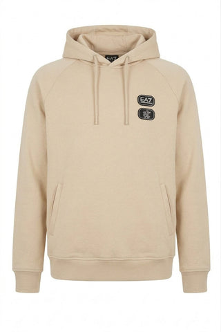 Emporio Armani, Graphic Logo Hoodie – Beige