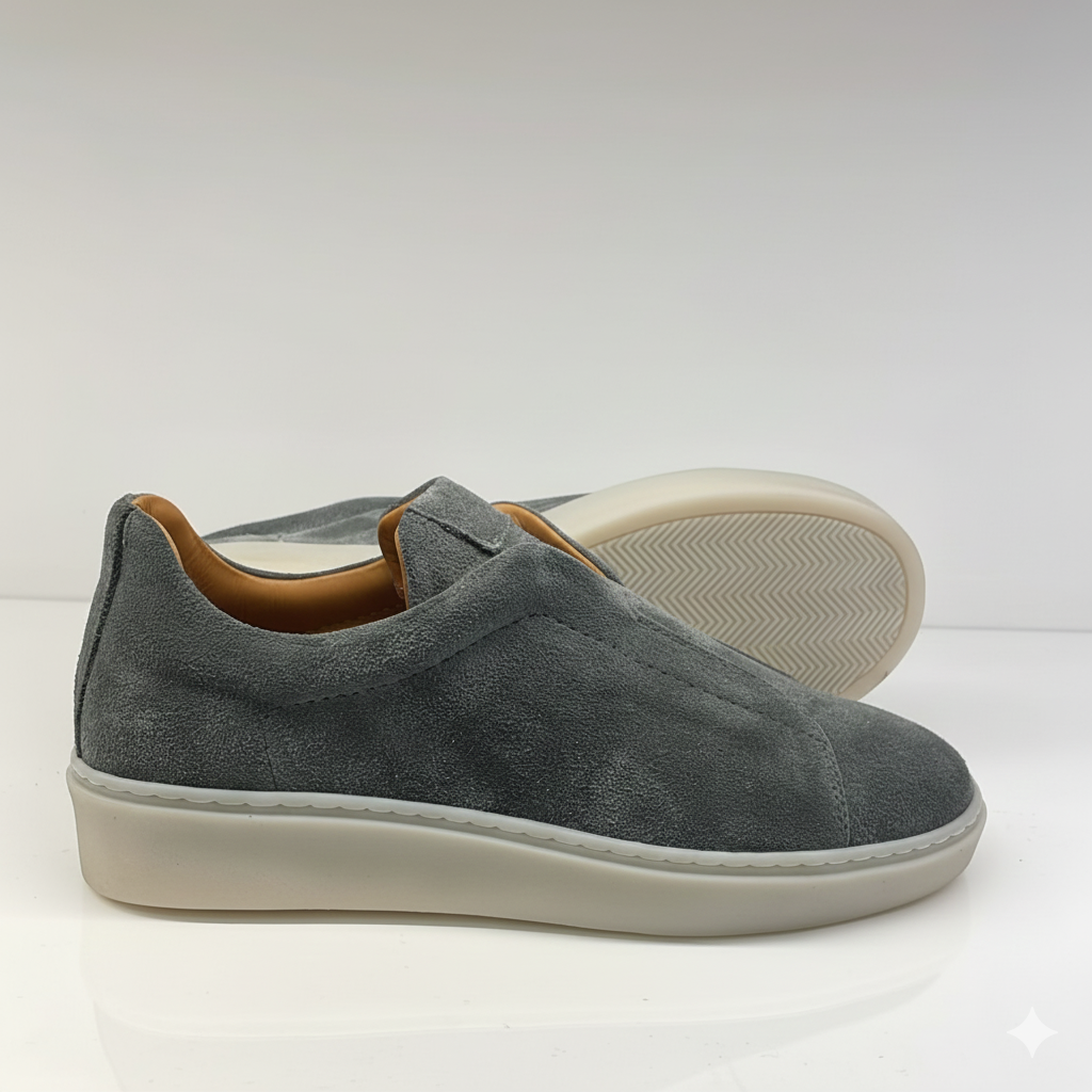 Pedro, Grey Stitch Sneakers