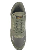 Load image into Gallery viewer, G-Star Raw, Track III Coated Canvas Olive Sneaker
